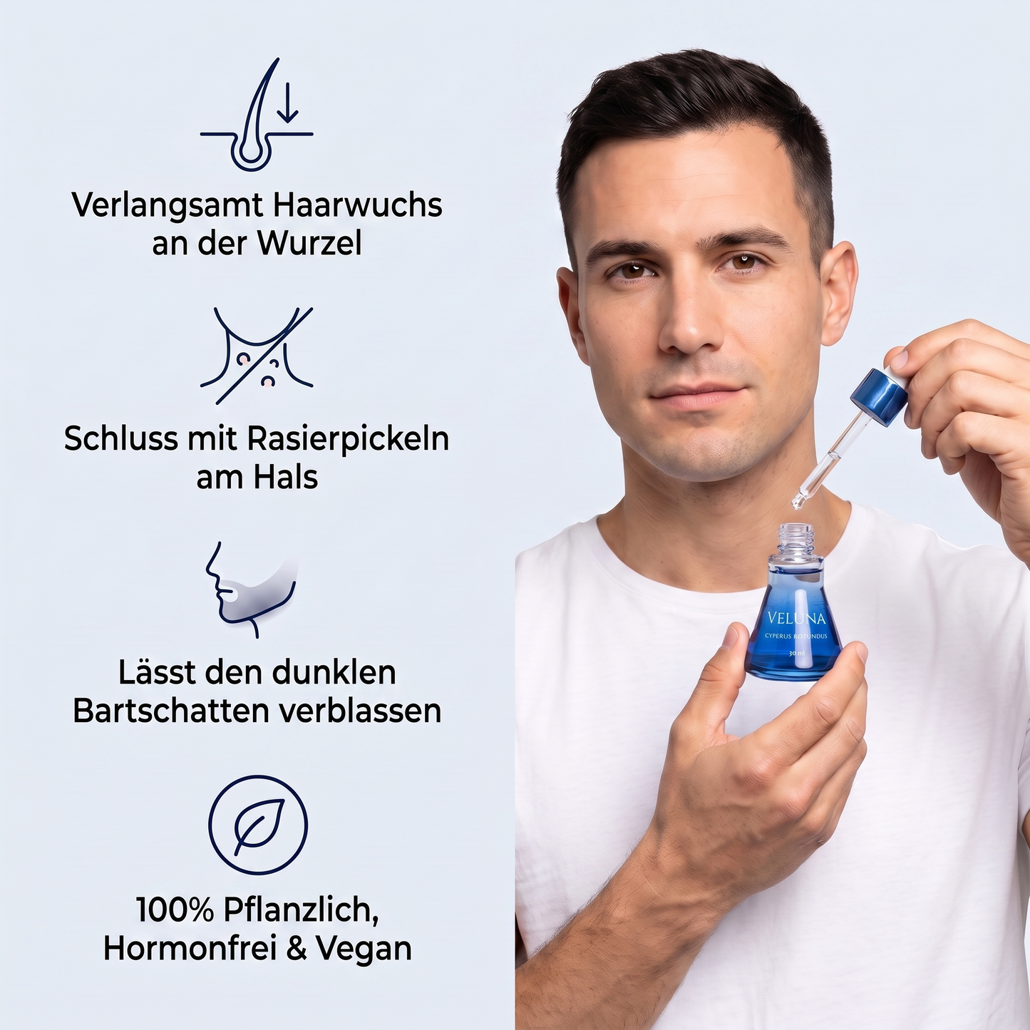 Pflanzlicher Haarwuchsstopp